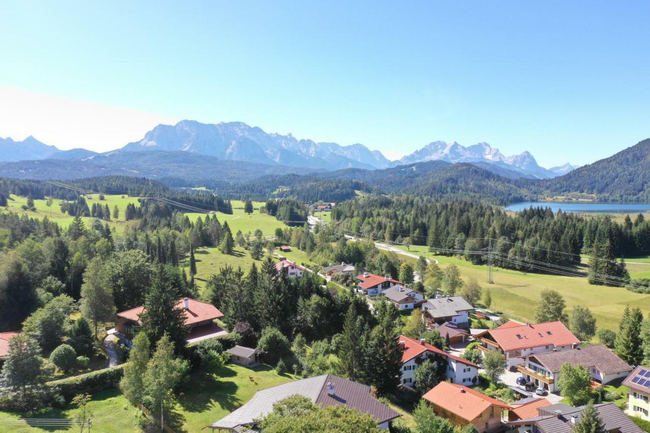 Bergleben Apartment Krün Exterior foto